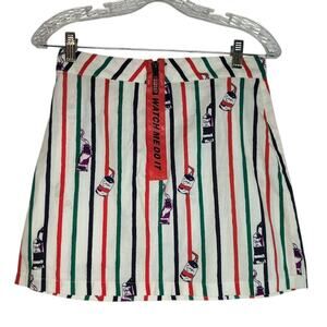 Ela striped mini skirt, size 6